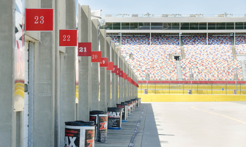 Charlotte Motor Speedway Pit Garages